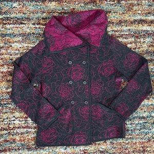 Krimson Klover Double Breasted Wool Cardigan Sweater Size X-Large